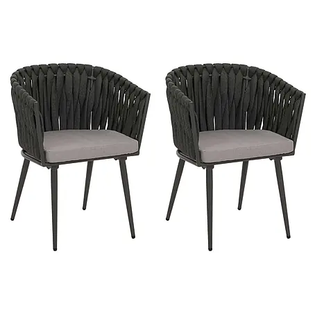 Proregal  Gartenstuhl-Set 2er aus Aluminium