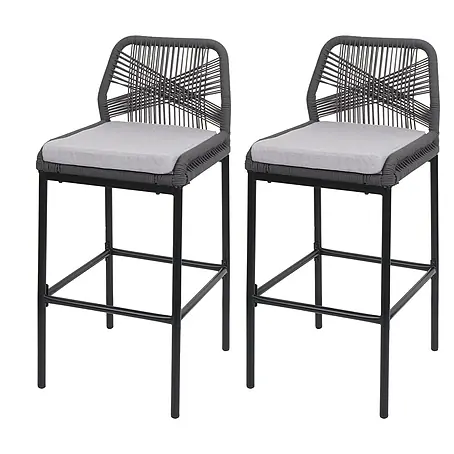 Proregal  Garten-Barhocker 2er-Set
