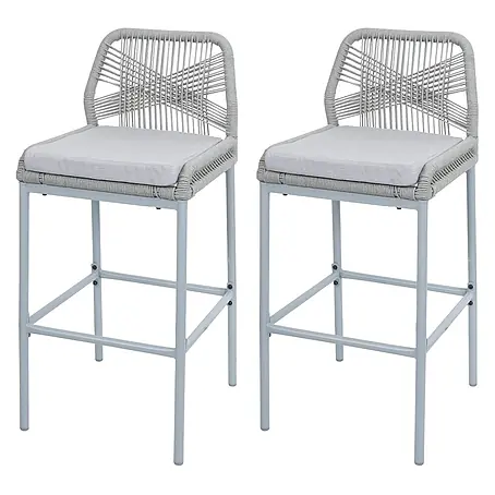 Proregal  Garten-Barhocker 2er-Set