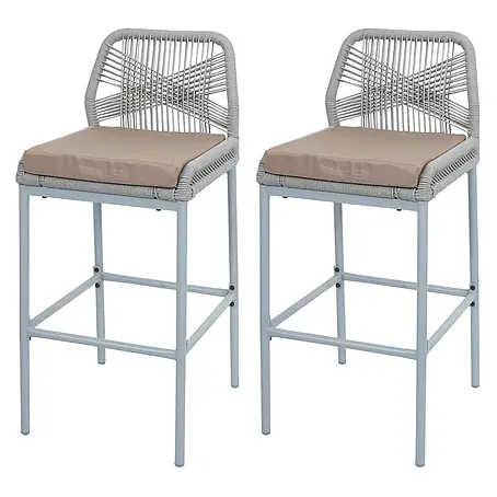 Proregal  Garten-Barhocker 2er-Set