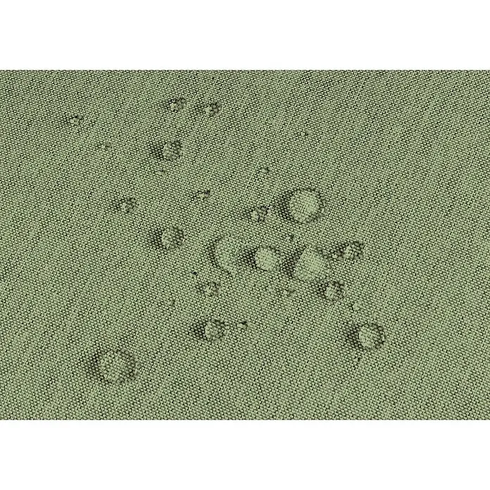 Proregal Gartenstuhl - Grün, B x T x H: 58 x 59 x 85 cm - Wasserabweisender grüner Stoff mit sichtbaren Wassertropfen.