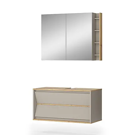 Vicco  Badmöbel-Set Edelin Cashmere 2 Teile