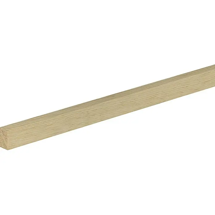 Profiles and more Rechteckleiste - 100 cm x 23 mm x 13 mm, Fichte/Kiefer - Ein hellbraunes, quadratisches Holzstück mit einer sichtbaren Maserung. Ideal für Modellbau, Bastelarbeiten und kleine Reparaturen.