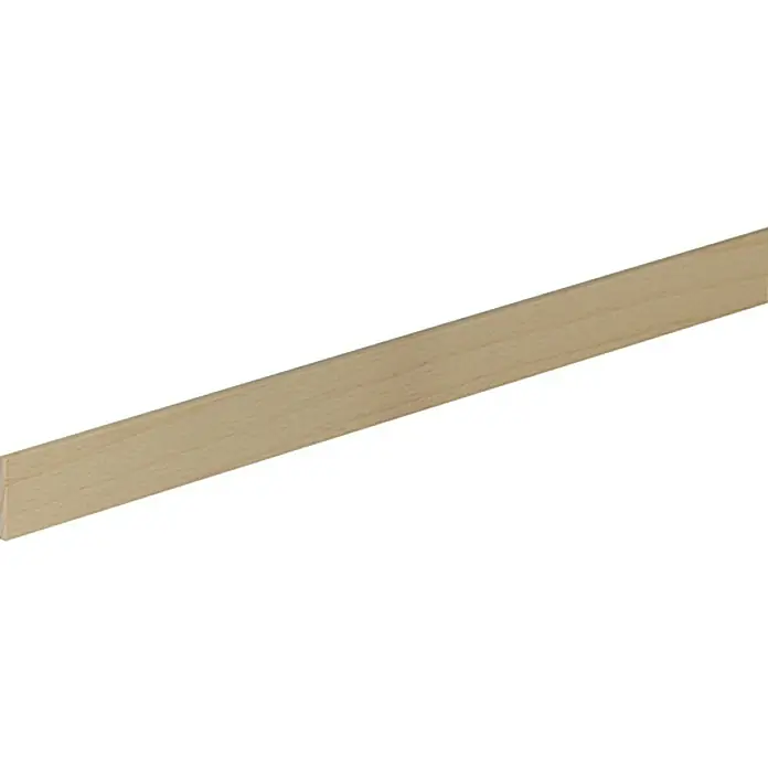Profiles and more Rechteckleiste - 95 cm x 23 mm x 3 mm, Buche - Ein heller Holzstreifen, ideal für Bastelarbeiten, Modellbau oder als schlichte Zierleiste. Vielseitig einsetzbar und leicht zu bearbeiten.