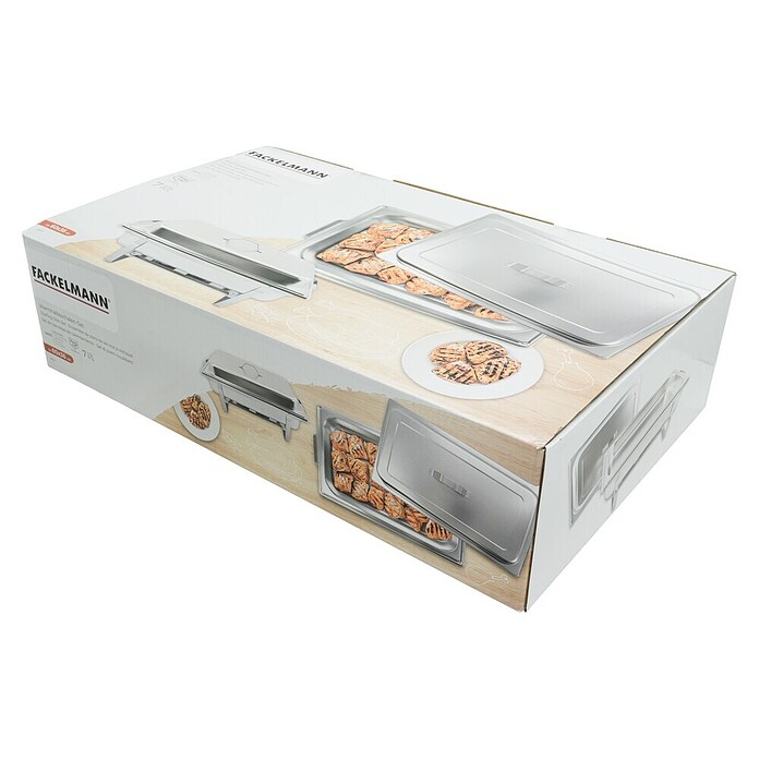 Fackelmann Set Warmhalteschalen (L x B x H: 60 x 36 x 28 cm, Edelstahl) | BAUHAUS