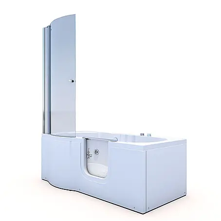 AcquaVapore  Badewanne Fertigdusche S12D-WP-R