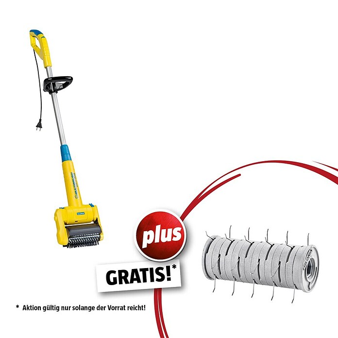 Gloria Bodenreinigungsbürste Set MultiBrush speedcontrol inkl. Rasen-Lüfter-Walze GRATIS (500 W, 450 U/min - 1 600 U/min) | BAUHAUS