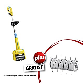 Gloria Power for All 18V Bodenreinigungsbürste Set MultiBrush li-on Plus inkl. Rasen-Lüfter-Walze GRATIS (18 V, Ohne Akku, Li-Ionen, 450 U/min - 1 260 U/min)