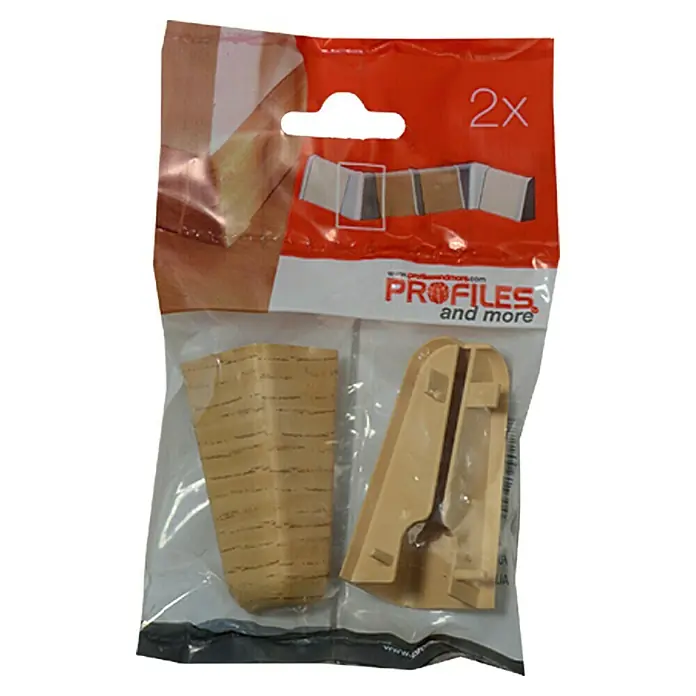 Profiles and more Außenecke FU60L - Eiche Natur, 2 Stk. - Ein 2er-Packung Profile und mehr Winkelverbinder zur einfachen und sicheren Verbindung von Profilen, für professionelle und dauerhafte Ergebnisse.