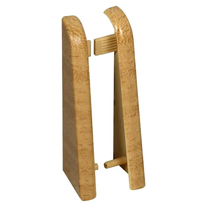 Profiles and more Endkappe FU60L - Buche, 2 Stk. - Ein Paar hölzerne Strumpfspanner zum Dehnen und in Form bringen von Socken, Strümpfen und Handschuhen.
