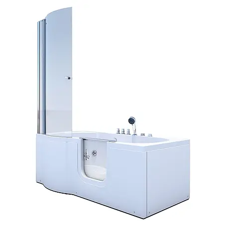 AcquaVapore  Badewanne Fertigdusche S12D-TH-WP-R-EC