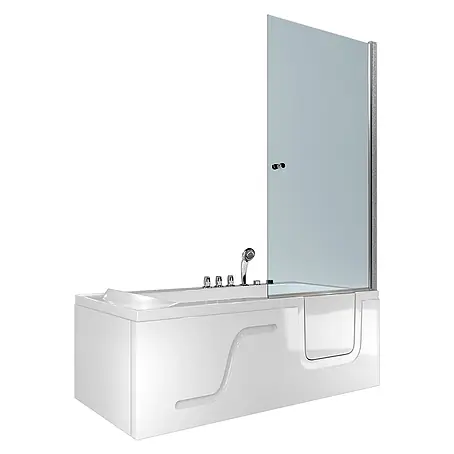 AcquaVapore  Badewanne Fertigdusche S17D-TH-WP-L