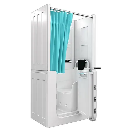 AcquaVapore  Badewanne Fertigdusche S08D-WP-TH-C-R