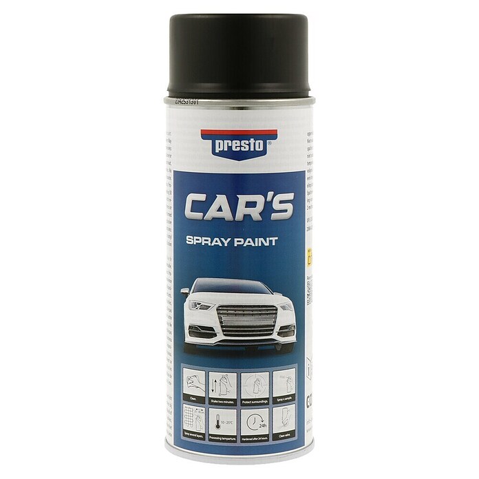 Presto Lakirni sprej  (Črna, 400 ml) | 2771 - Autolacke -Lacksprays/Lackstifte | BDDD - Auto-Werkstatt | BDD - Autozubehör | BD - Autozubehör | B - Werkz/Masch/Maschzubeh/Auto | BAUHAUS