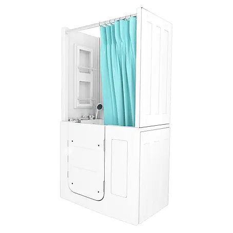 AcquaVapore  Badewanne Fertigdusche S08D-WP-A-R
