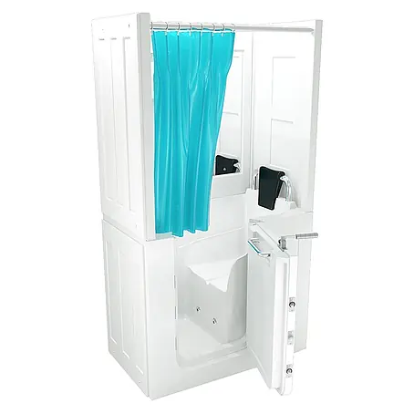 AcquaVapore  Badewanne Fertigdusche S08D-WP-TH-B-R
