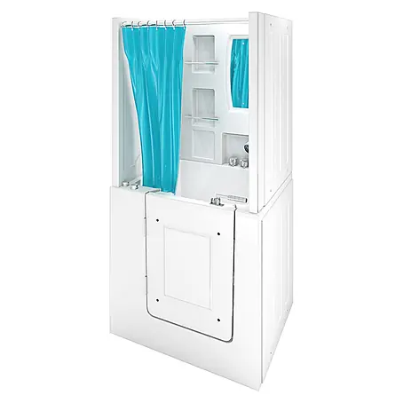 AcquaVapore  Badewanne Fertigdusche S02D-WP-B-L