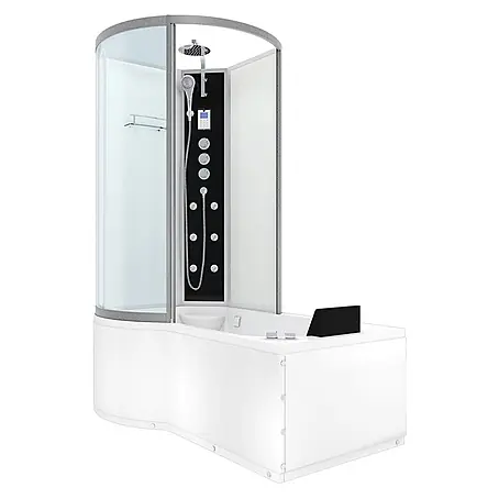 AcquaVapore  Komplettdusche Fertigdusche K50-R03-WP-EC