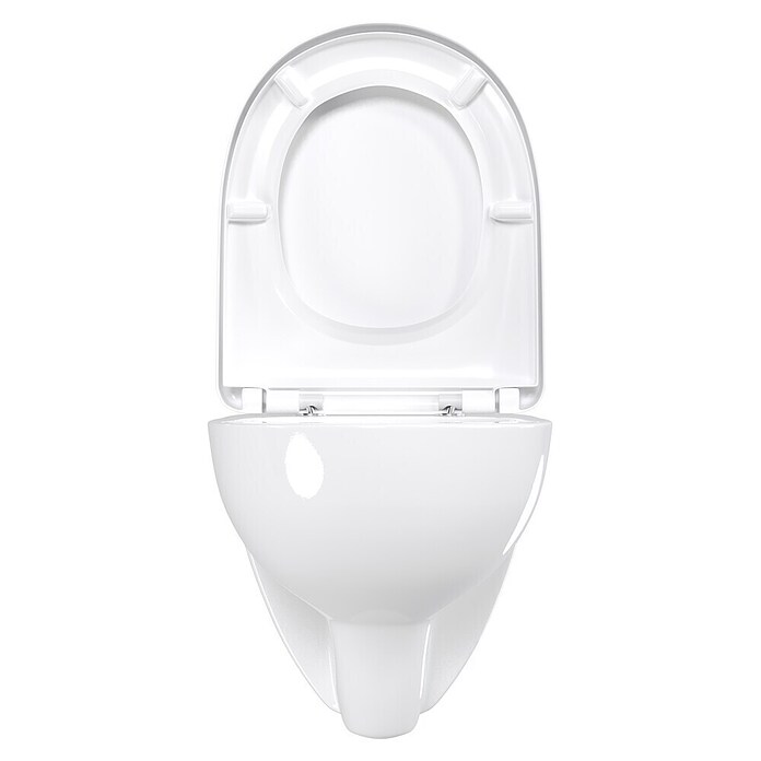 Villeroy & Boch Set za stenski WC Targa Twist Flush  (Izpiranje brez roba, Brez posebne glazure, Oblika splakovanja: Globok, WC odtok: Vodoravno, Bela) | 3943 - WC Wand Marke | DBBA - Keramik Marke | DBB - Keramik | DB - Keramik/Wannen | D - Sanitär | BAUHAUS