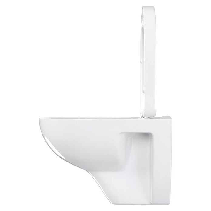 Villeroy & Boch Set za stenski WC Targa Twist Flush  (Izpiranje brez roba, Brez posebne glazure, Oblika splakovanja: Globok, WC odtok: Vodoravno, Bela) | 3943 - WC Wand Marke | DBBA - Keramik Marke | DBB - Keramik | DB - Keramik/Wannen | D - Sanitär | BAUHAUS