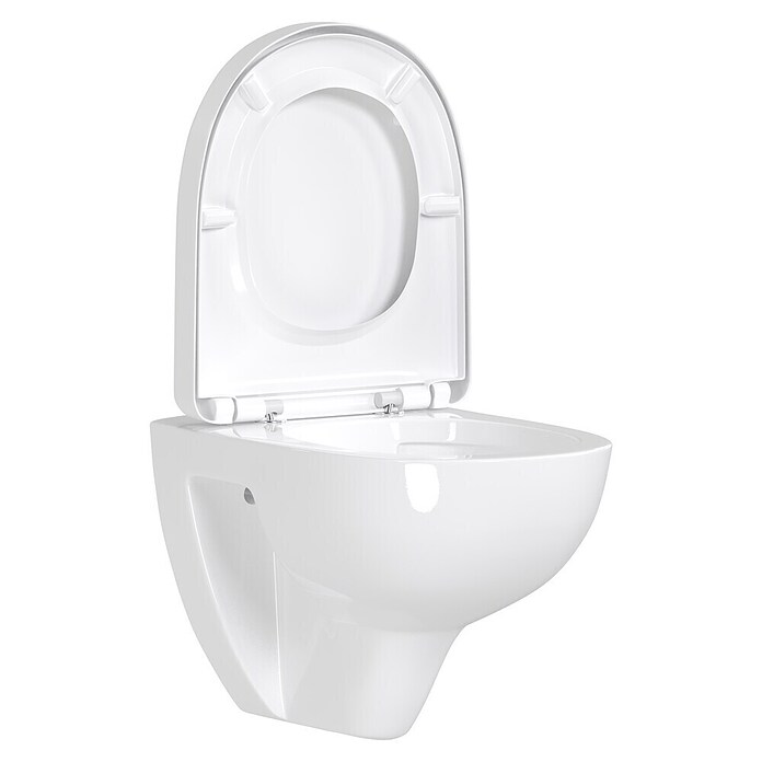 Villeroy & Boch Set za stenski WC Targa Twist Flush  (Izpiranje brez roba, Brez posebne glazure, Oblika splakovanja: Globok, WC odtok: Vodoravno, Bela) | 3943 - WC Wand Marke | DBBA - Keramik Marke | DBB - Keramik | DB - Keramik/Wannen | D - Sanitär | BAUHAUS