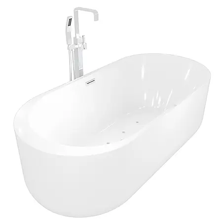 AcquaVapore  Freistehende Badewanne Fertigdusche F16-170-AF05