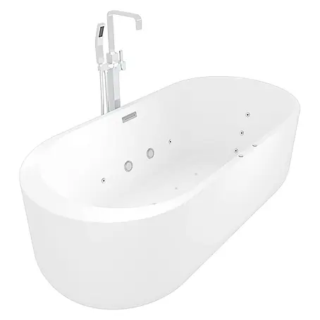 AcquaVapore  Freistehende Badewanne Fertigdusche F26-170-AF05