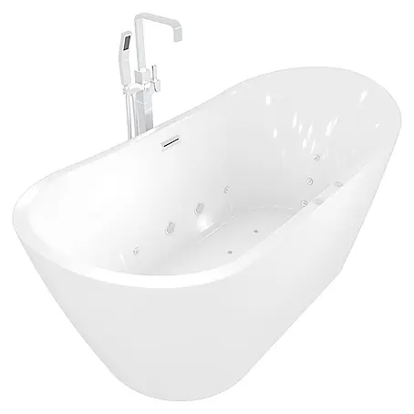 AcquaVapore  Freistehende Badewanne Fertigdusche F23-180-AF05