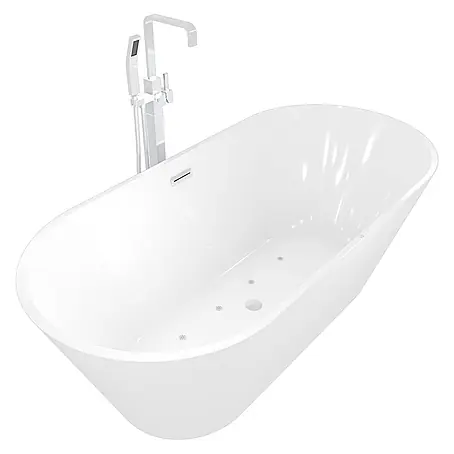 AcquaVapore  Freistehende Badewanne Fertigdusche F11-170-AF05