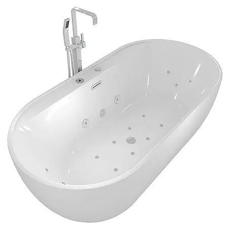 AcquaVapore  Freistehende Badewanne Fertigdusche F29-180-AF05
