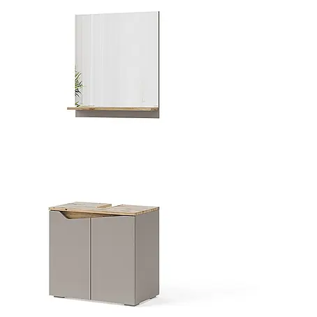 Vicco  Badmöbel-Set Marelle Greige 2 Teile