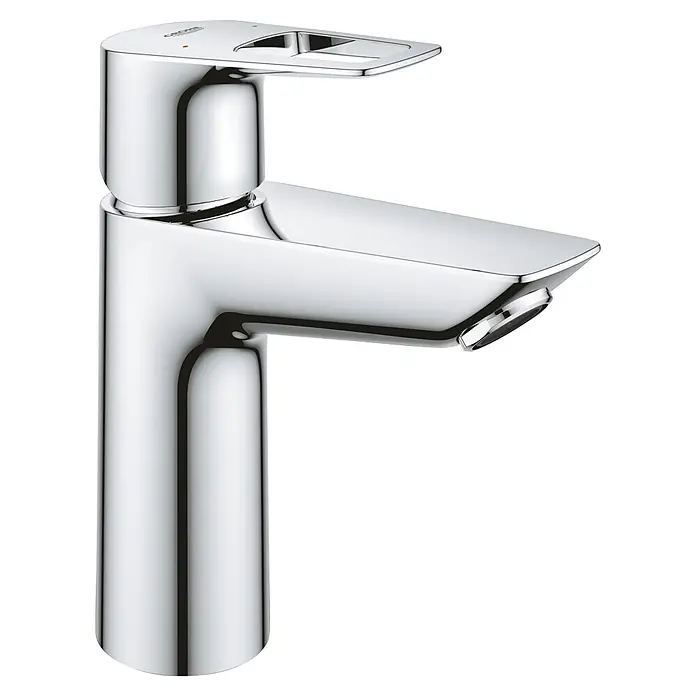 Grohe Start Loop Waschtischarmatur M-Size - Höhe: 164 mm, Chrom, Glänzend - Eleganter Einhebel-Waschtischmischer aus Chrom.