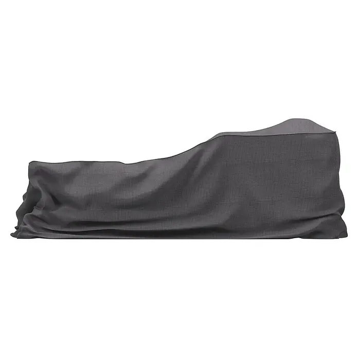 SENSUM Lounge-Set Schutzhülle - L x B x H: 210 x 210 x 85 cm, Kunststoff - Dunkelgraue Ripstop-Stoffabdeckung mit sanften Falten.