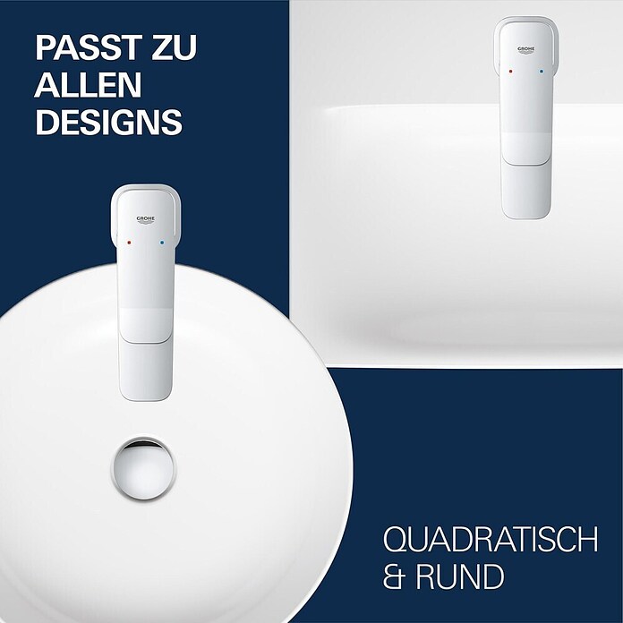 Grohe Dice Badewannenarmatur (Ausladung Armatur: 167 mm, Chrom, Glänzend) | BAUHAUS