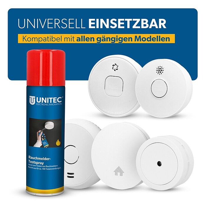 Rauchmeldertestspray (300 ml, Inhalt ausreichend für: 100 Testanwendungen)