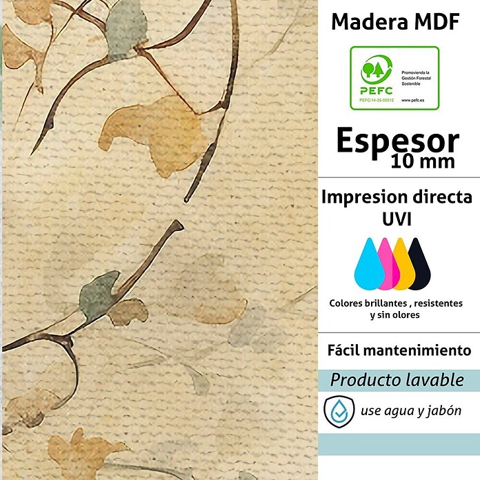 Cabecero de cama Sakura (L x An: 135 x 60 cm, Beige) | BAUHAUS