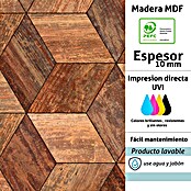 Cabecero de cama Cubic (L x An: 135 x 60 cm, Natural) | BAUHAUS