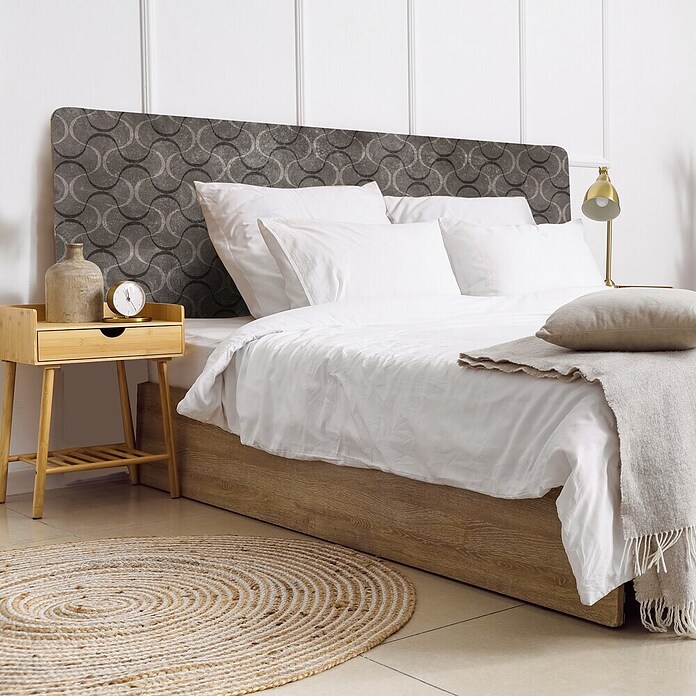 Cabecero de cama Órbita (L x An: 135 x 60 cm, Gris) | BAUHAUS