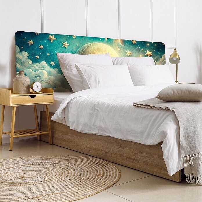 Cabecero de cama Selene (L x An: 135 x 60 cm, Azul) | BAUHAUS