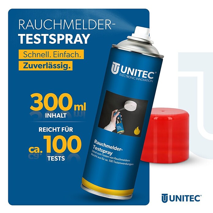 Rauchmeldertestspray (300 ml, Inhalt ausreichend für: 100 Testanwendungen)