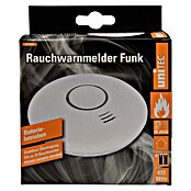 Funkrauchwarnmelder (Durchmesser: 12 cm, Batterielaufzeit: 1 Jahr, 85 dB)
