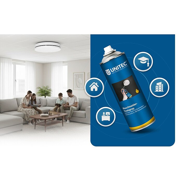 Rauchmeldertestspray (300 ml, Inhalt ausreichend für: 100 Testanwendungen)