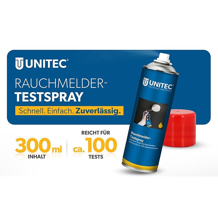 Rauchmeldertestspray (300 ml, Inhalt ausreichend für: 100 Testanwendungen)