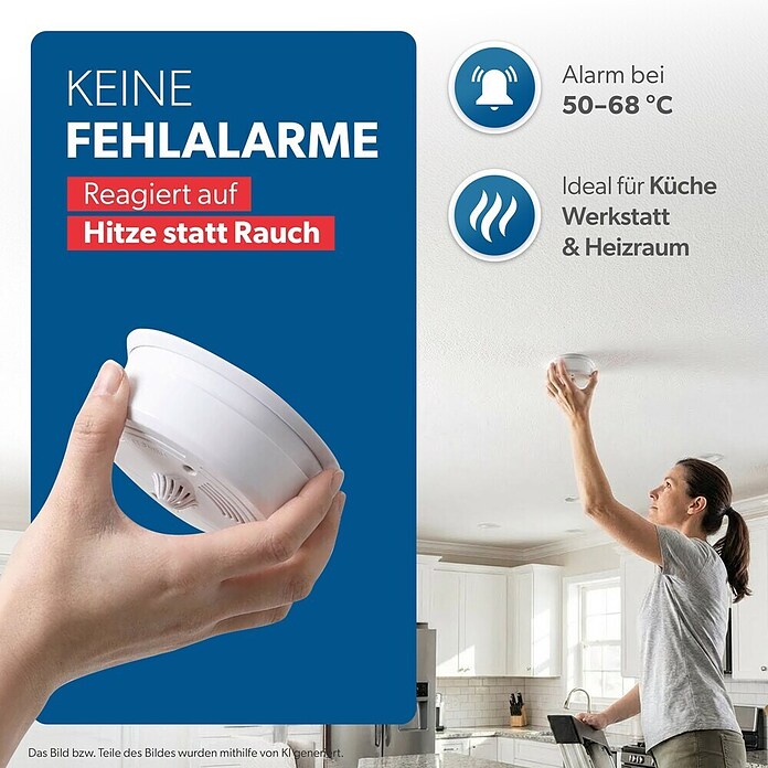 Hitzealarm (85 dB)