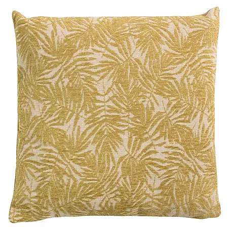 Kissen Jacquard Blatt