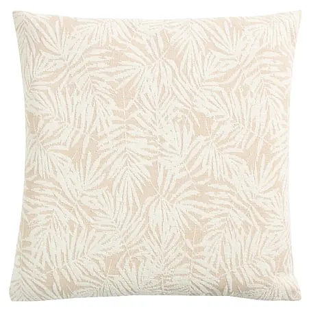 Kissen Jacquard Blatt