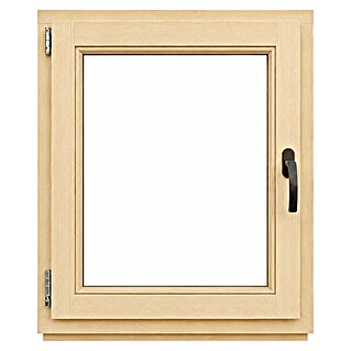 Leseno okno brez kljuke (100 x 120 cm, Smer odpiranja: Levo, Natur)