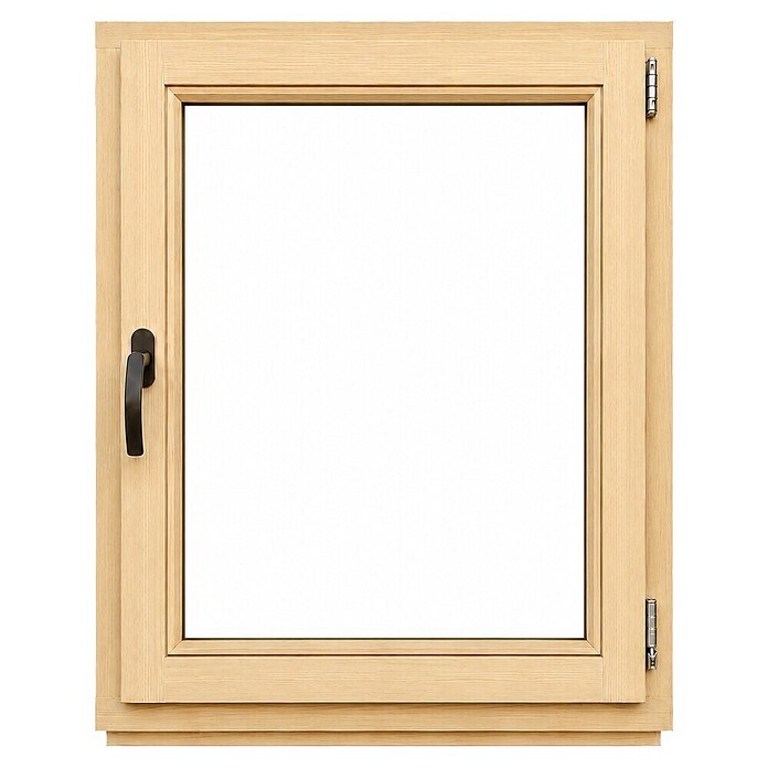 Leseno okno brez kljuke  (100 x 120 cm, Smer odpiranja: Desno, Natur) | Lesena okna | Okna | Okna, vrata in stopnice | Izdelki | BAUHAUS