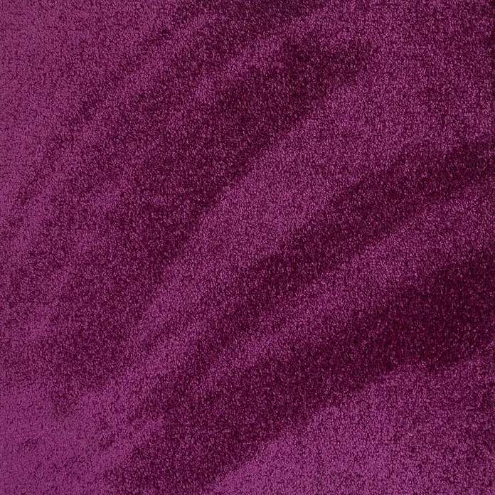 Bricoflor Teppichfliese Velours Hochflor, Lila Pink, 50 - Breite: 50 cm, Velours, 100 % Polypropylen (PP), Lila Pink - Texturierter magenta Plüschstoff mit subtilem Wirbelmuster.