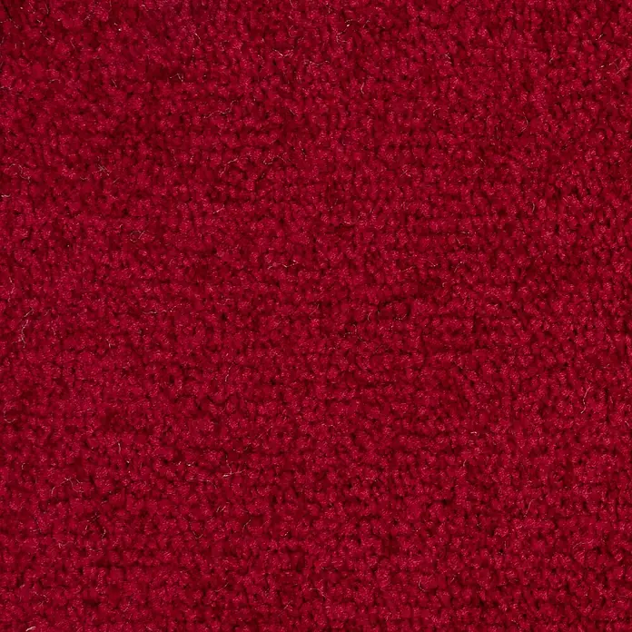 Bricoflor Teppichfliese Velours Hochflor, Rot, 50 - Breite: 50 cm, Velours, 100 % Polypropylen (PP), Rot - Tiefroter, strukturierter Teppich.